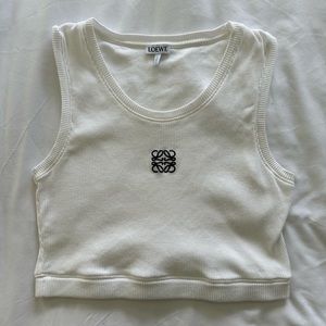 Loewe Cropped Anagram Tank Top
